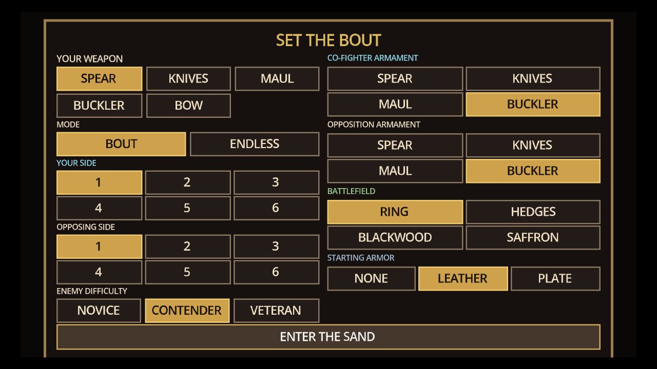 The Arena running as a Godot browser build.